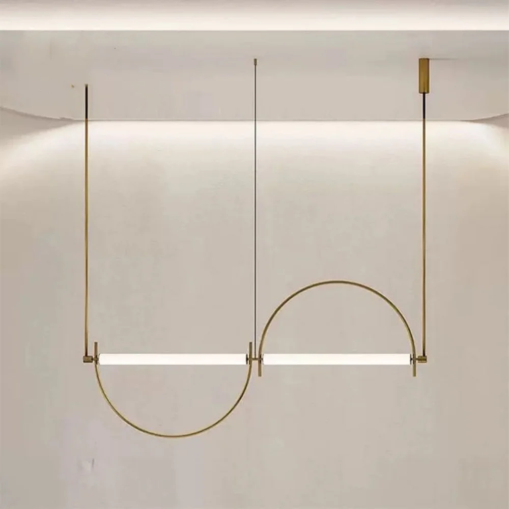 Interior Design Years Of Study - Moderne minimalistische Design-LED-Hängeleuchte für Wohnzimmer, Büro,