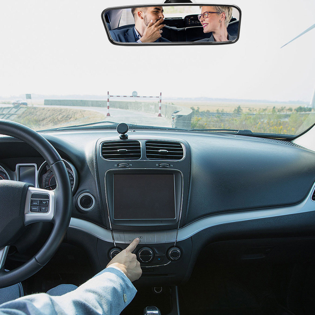 Interior Design Hd - 2 Stück Auto-Innenrückspiegel mit Saugnapf-Design, bruchsicher,