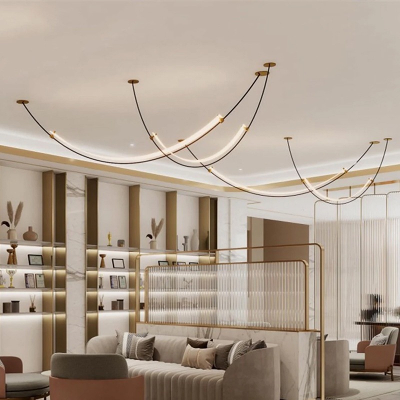 Interior Design Years Of Study - Dänischer Designer-Pendelleuchter LED-Linienleuchte Persönliche Deckenlampe für