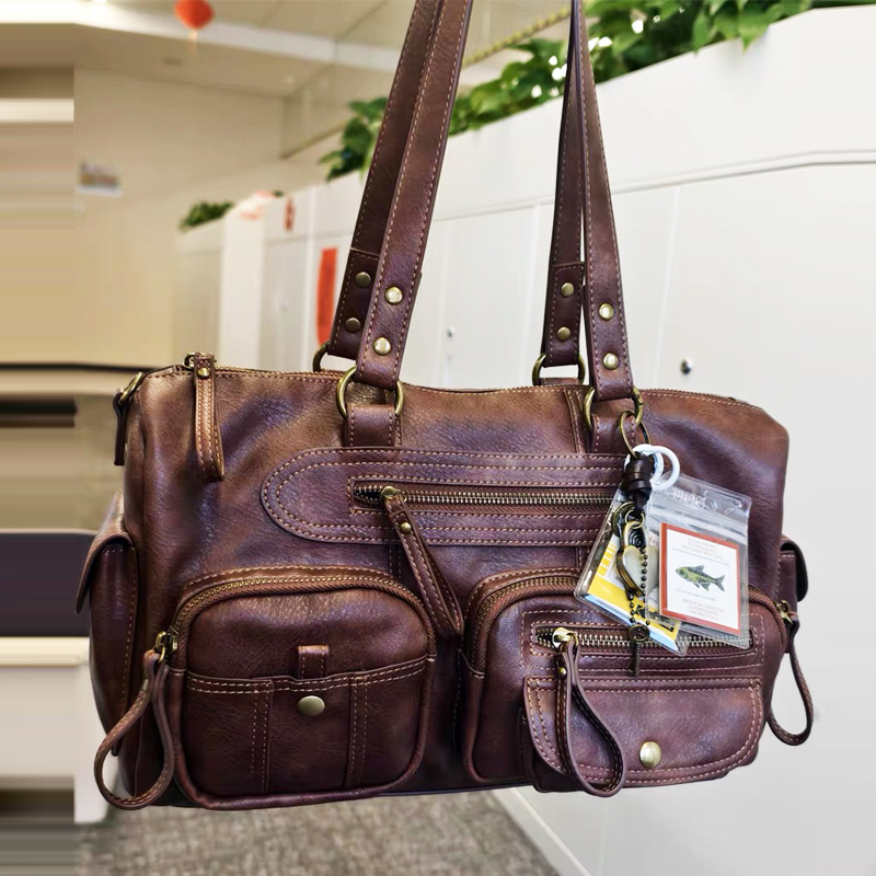 Interior Design Vintage Style - Boston-Tasche im England-Stil für Damen, Luxus-Designer-Handtasche,