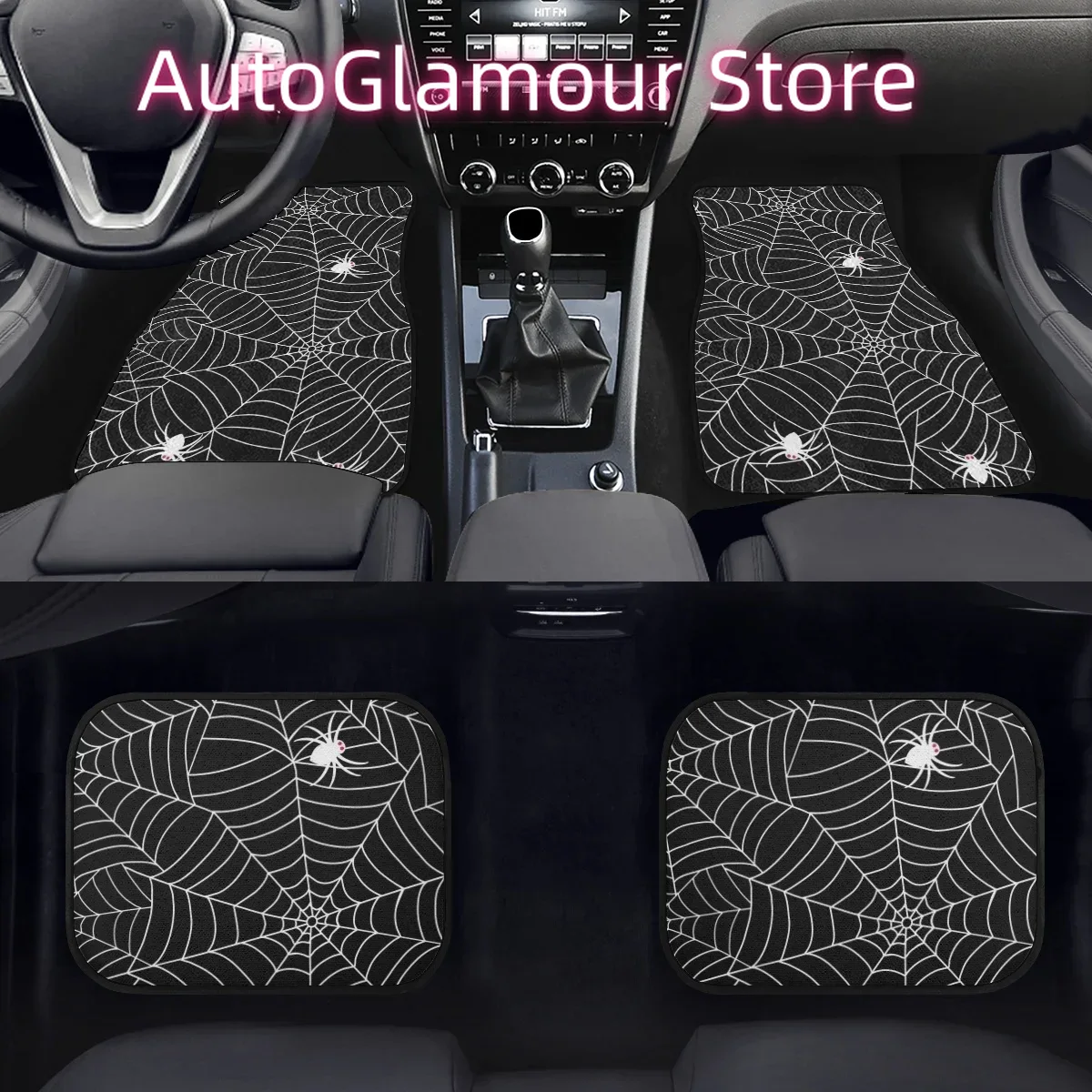 Schwarzer Auto-Fußmatten-Schut – Interior Design Web Free Bewertung und Preis