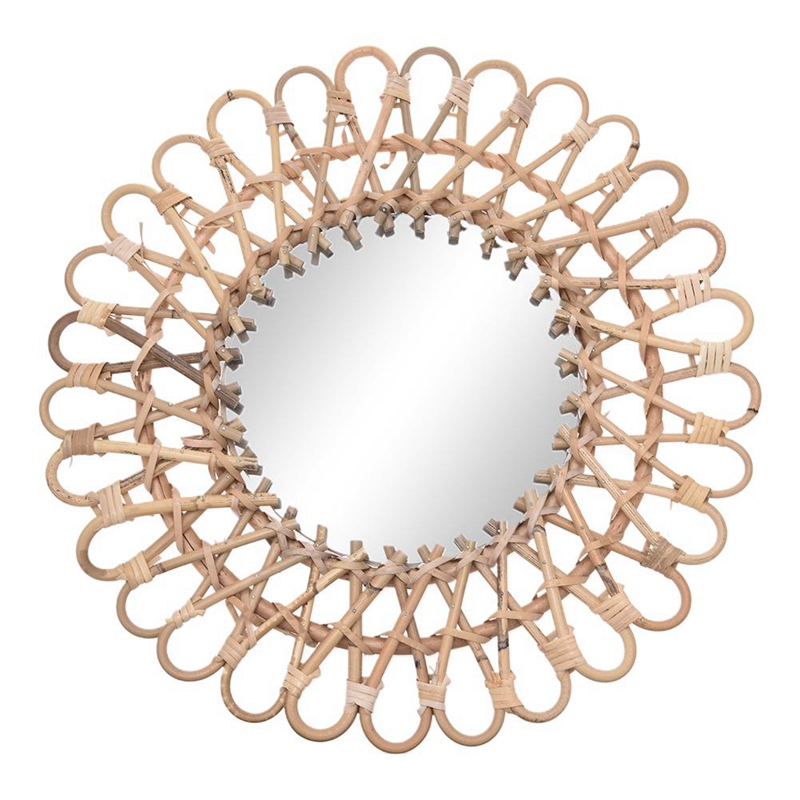 40 cm nordischer Wandspiegel a – Rattan Mirror Round Bewertung und Preis
