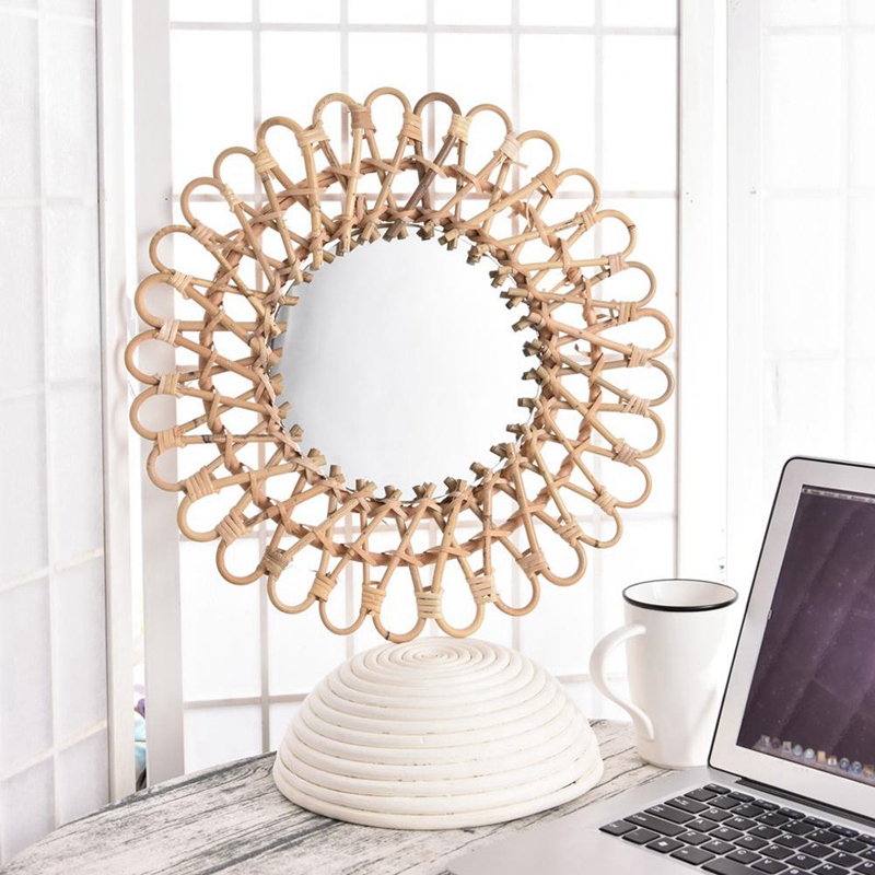 40 cm nordischer Wandspiegel a – Rattan Mirror Round Bewertung und Preis