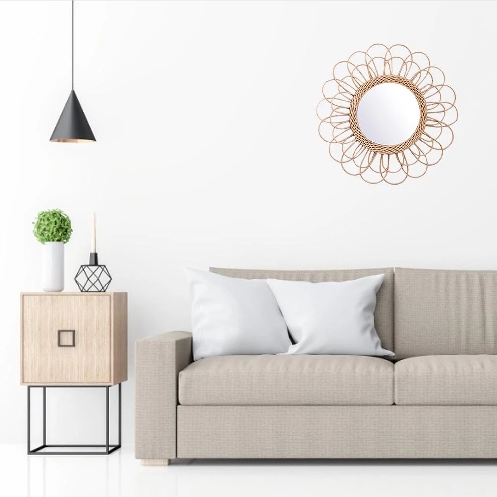Rattan-Spiegel, innovativer ru – Rattan Mirror Round Bewertung und Preis