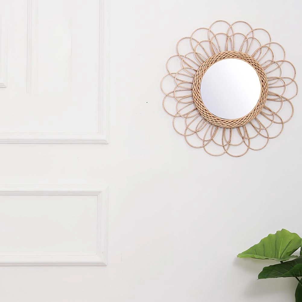 Rattan-Spiegel, innovativer ru – Rattan Mirror Round Bewertung und Preis