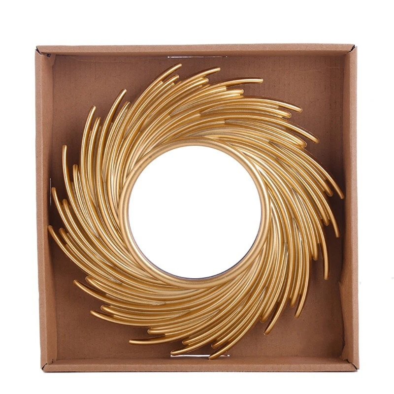 Runder Rattan-Schminkspiegel,  – Rattan Mirror Round Bewertung und Preis