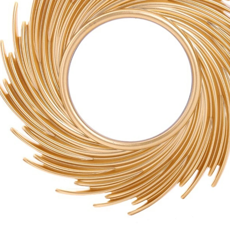 Runder Rattan-Schminkspiegel,  – Rattan Mirror Round Bewertung und Preis