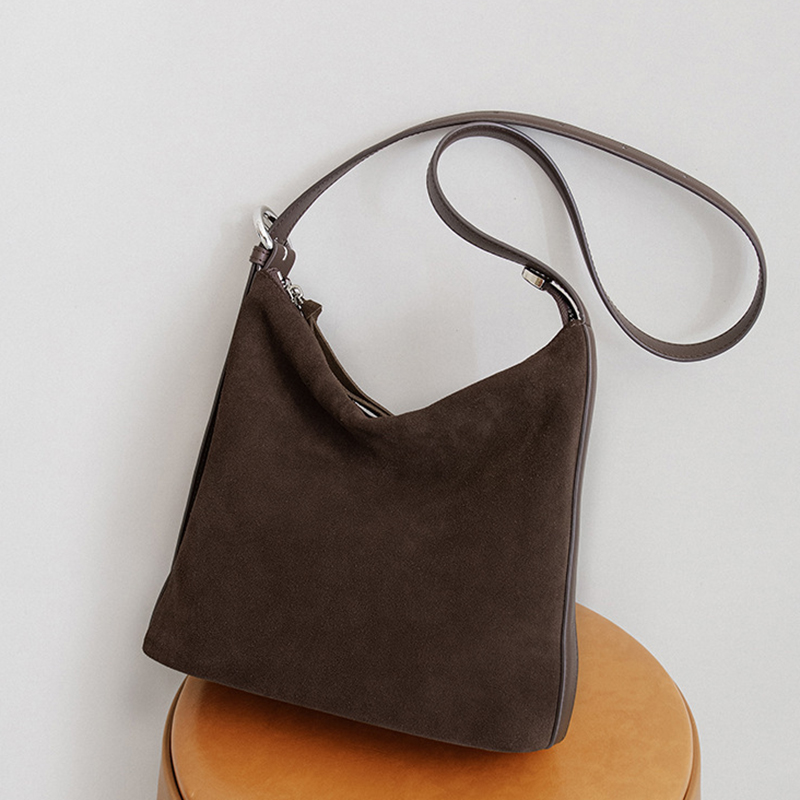 Damen-Beuteltasche, Wildleder, – Interior Design Vintage Style Bewertung und Preis