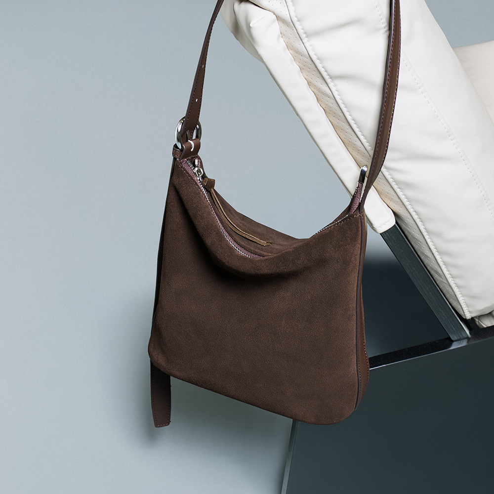 Damen-Beuteltasche, Wildleder, – Interior Design Vintage Style Bewertung und Preis