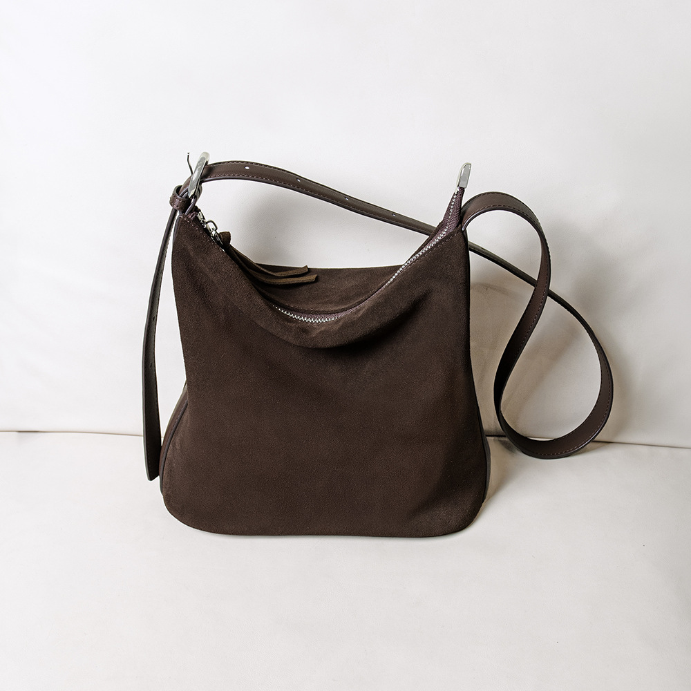 Damen-Beuteltasche, Wildleder, – Interior Design Vintage Style Bewertung und Preis