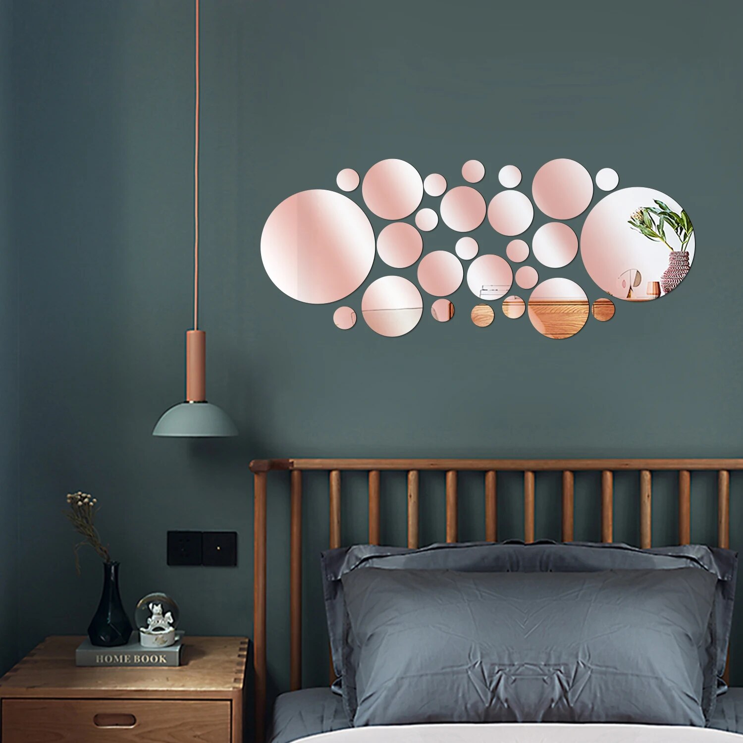 26PCS geometrische kreisförmig – Rattan Mirror Round Bewertung und Preis