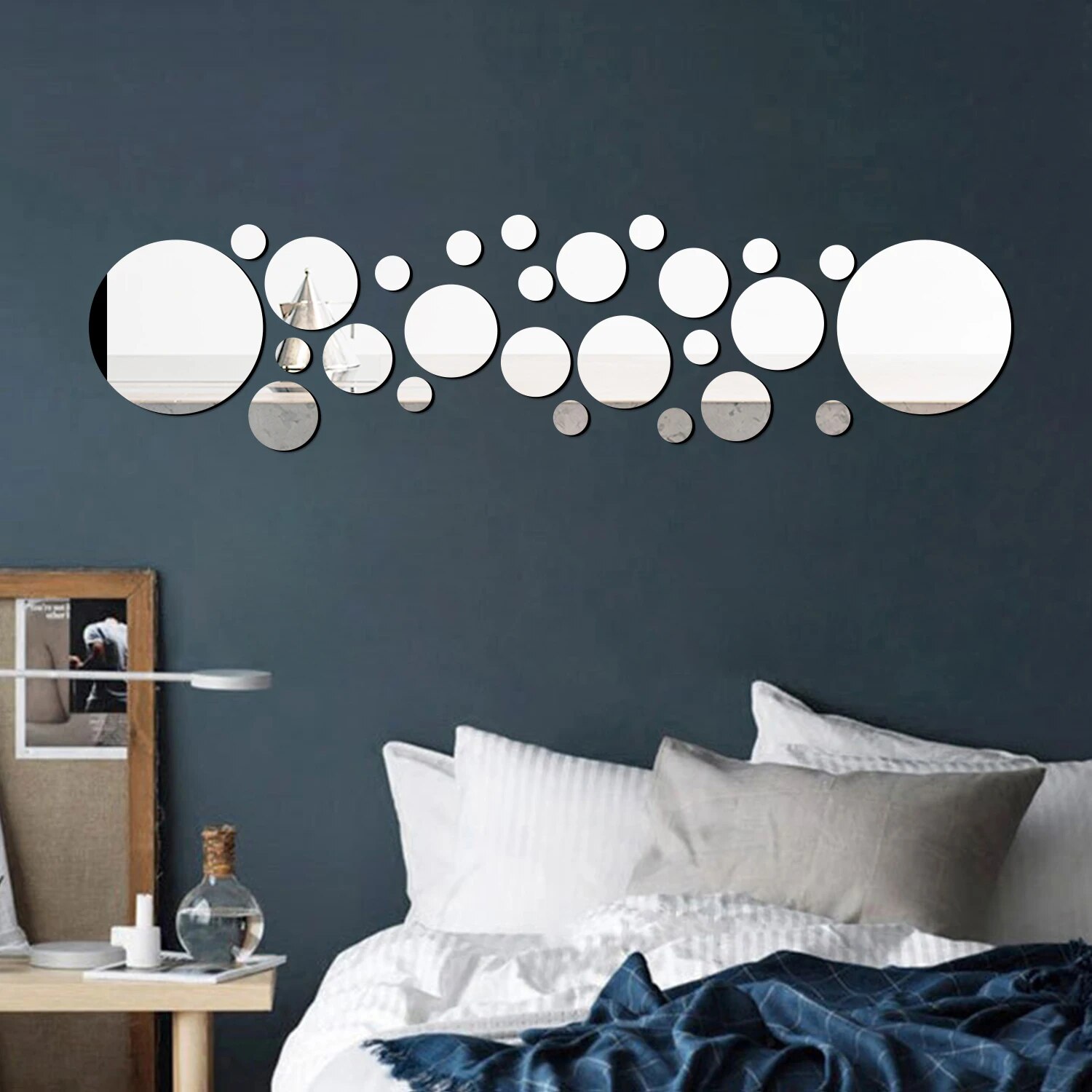 26PCS geometrische kreisförmig – Rattan Mirror Round Bewertung und Preis