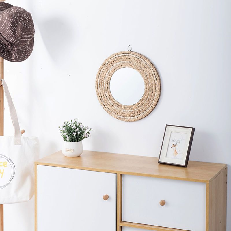 Rattan-Kunsthandwerk Dekorativ – Rattan Mirror Round Bewertung und Preis