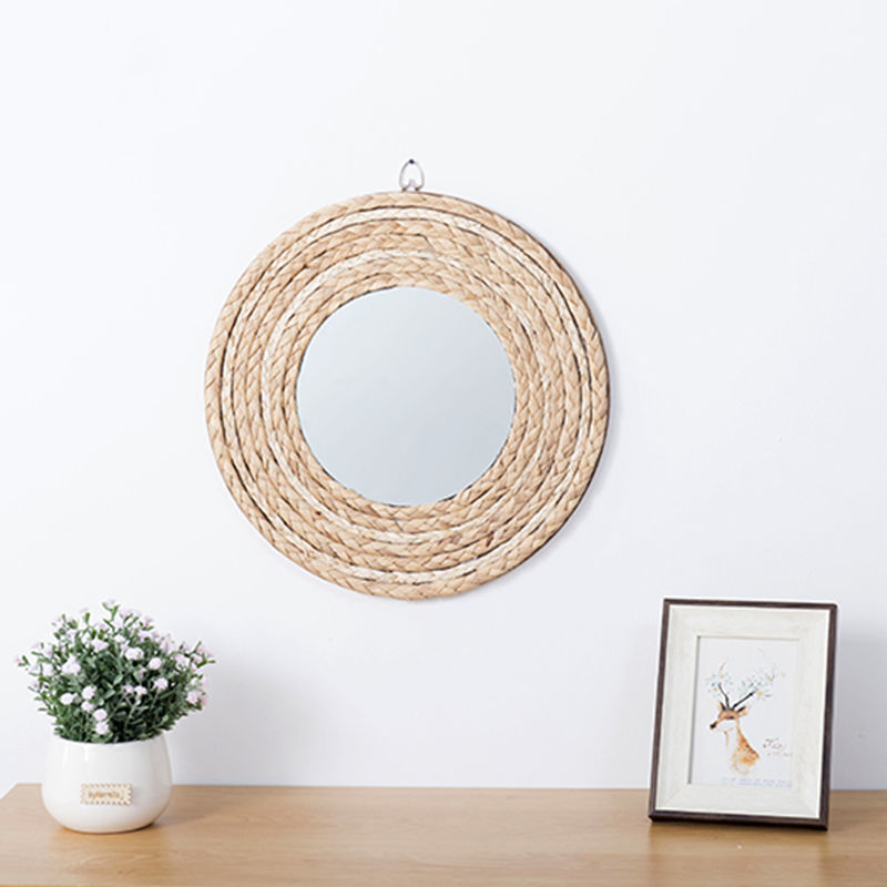 Rattan-Kunsthandwerk Dekorativ – Rattan Mirror Round Bewertung und Preis