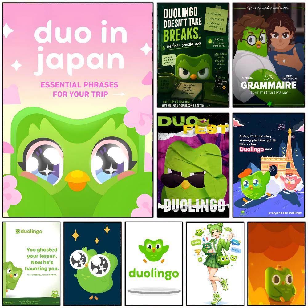 Sprach-App D-duolingo Poster M – Interior Design Language Bewertung und Preis