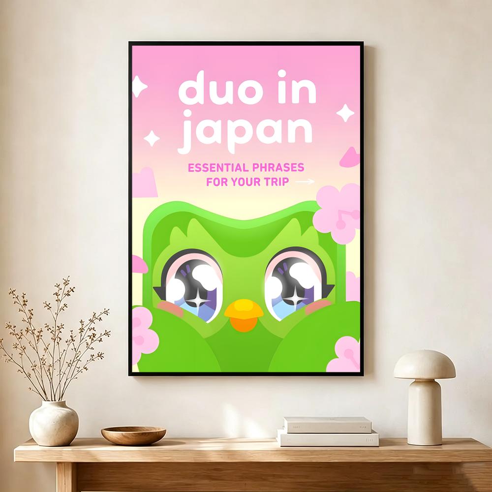 Sprach-App D-duolingo Poster M – Interior Design Language Bewertung und Preis