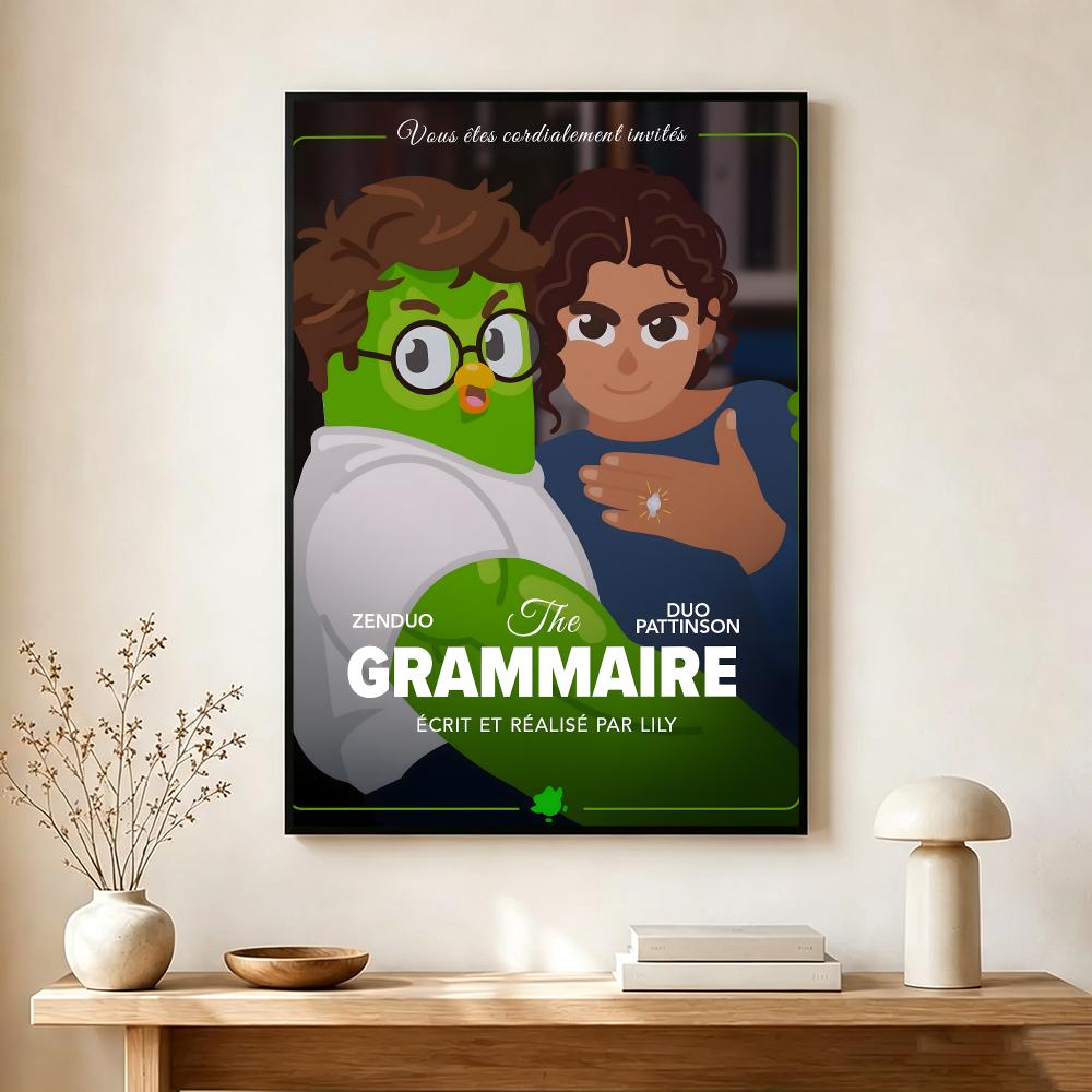 Sprach-App D-duolingo Poster M – Interior Design Language Bewertung und Preis