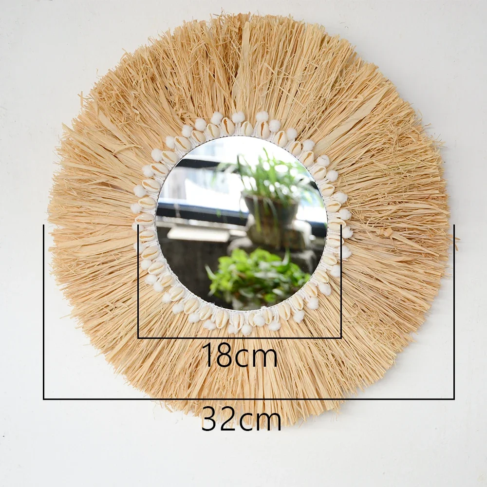 Boho Heimtextilien Wald Bast D – Rattan Mirror Round Bewertung und Preis